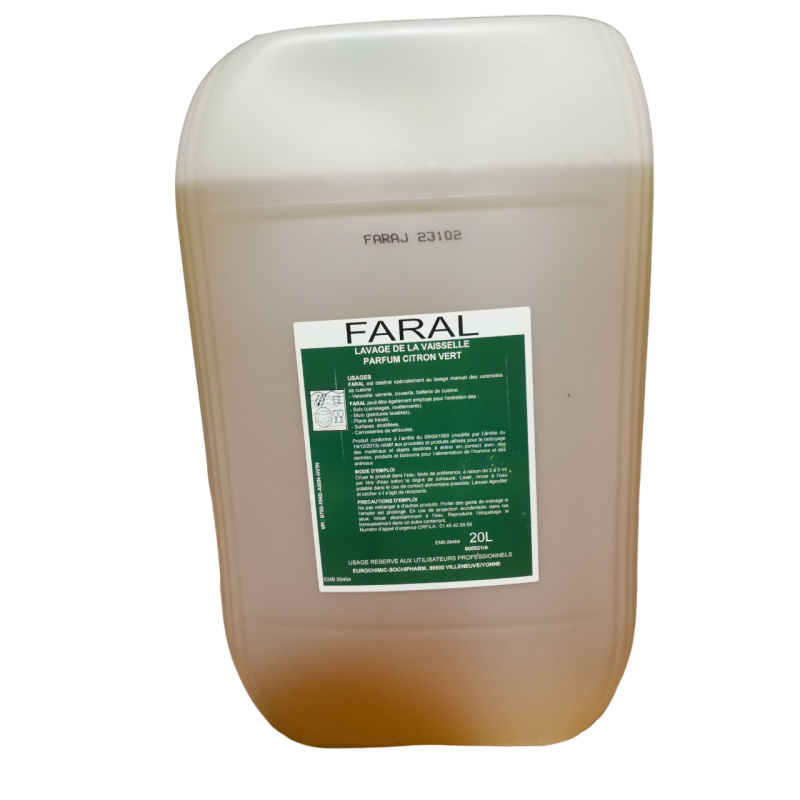 PRODUIT PLONGE MANUELLE PROFESSIONNEL - FARAL PLONGE MANUELLE 20 L
